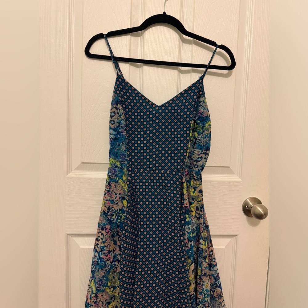 Fire Los Angeles Mini Dress in Vibrant Blue